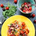 Χαλούμι στο γκριλ με salsa από ντοματίνια,[...]