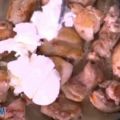 Φιλετίνια από μπούτι κοτόπουλο με ψητές τομάτες