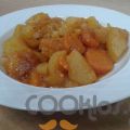 Πατάτες γιαχνί με καρότο και καυτερή πιπεριά