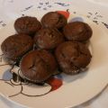 Muffins σοκολατένια με ξινόγαλο