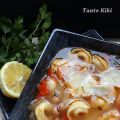 Σούπα λαχανικών με μαυρομάτικα φασόλια και[...]