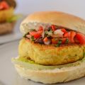 Burger με φασολια βανιλιες | White Bean Burger