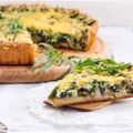 Quiche με ρόκα, μανιτάρια και μπέικον