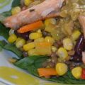 Lentil and Salmon Salad - Σαλάτα με φακές, ψητά[...]