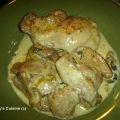 Κοτόπουλο με άγρια μανιτάρια σε κρεμώδη σάλτσα
