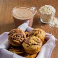 Muffins με βρώμη, μπανάνα και πραλίνα[...]