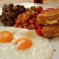 English breakfast χωρίς κρέας - ZannetCooks