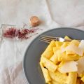 Rigattoni με σαφράν