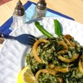 Θράψαλα με αρωματικό σπανακόρυζο