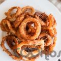 Δαχτυλίδια κρεμμυδιού τηγανητά (Onion rings)