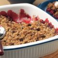 Chocolate cherry crisp