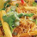 Νουντλς Σιγκαπούρης (Singapore noodles)