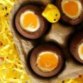 Πρωτότυπα σοκολατένια αυγά με γέμιση cheesecake