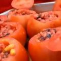 Ντομάτες γεμιστές με χταπόδι