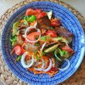 REFRESHING SALAD WITH GRILLED OYSTER MUSHROOMS[...]