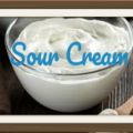 Σπιτική sour cream