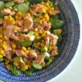 SALAD WITH BABY SPINACH, CANNED SALMON AND TUNA[...]