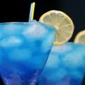 Blue lagoon cocktail