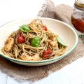 Σπαγγέτι με pesto Genovese, πικάντικες γαρίδες[...]