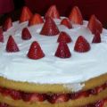 Ελαφριά τούρτα με Φράουλες συνταγή από Dim Man