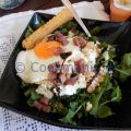 Ρόκα σαλάτα με χοιρομέρι Κύπρου και αυγό μάτι -[...]