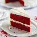 Red velvet cake (κόκκινο βελούδινο κέικ)