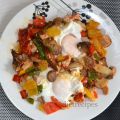 Πικάντικα αυγά με πιπεριές και μανιτάρια,[...]