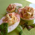 Deviled eggs (αβγά του διαβόλου) με αντζούγιες