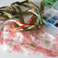 Light fabric necklace