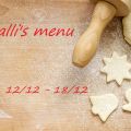 Το μενού μας!!! 12/12-18/12