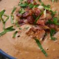Βελουτέ σούπα με φασόλια χάντρες, κάστανα και[...]