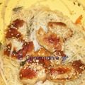 Σουσαμένιο χοιρινό με noodles - ZannetCooks