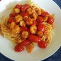 Linguini με ντοματίνια και τηγανητά φρέσκα[...]