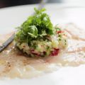 Carpaccio τσιπούρας με λαχανικά