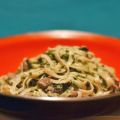 Σπαγγέτι με σπανάκι / spaghetti with spinach