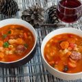 σούπα με φασόλια και λουκάνικο/Bean And Sausage[...]