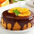 Κέικ με σοκολάτα και πορτοκάλι
