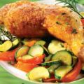 Κοτόπουλο γεμιστό φούρνου με λαχανικά