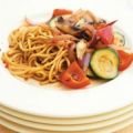 Ψητά λαχανικά με σπαγγετίνι ή noodles