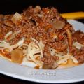 ταλιατέλες με κιμά και μανιτάρια/Tagliatelle[...]