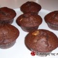 Muffins με 2 είδη σοκολάτας