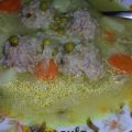 Γιουβαρλάκια σούπα με λαχανικά και φέτα συνταγή[...]