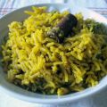 PULAO ΜΕ MASALA ΑΡΑΚΑ (ग्रीन पी मसाला पुलाव)