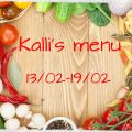 Το μενού μας!!!  13/02-19/02