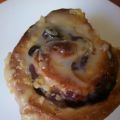 Cranberry Rolls με γλάσο λευκής σοκολάτας