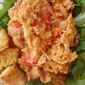 Scrambled eggs με φασόλια - ZannetCooks