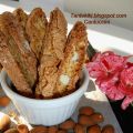 Μπισκοτάκια cantuccini, τραγανά και διπλοψημένα
