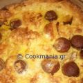 Πουτίγκα με λουκάνικα - ZannetCooks