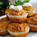 Muffins με κολοκυθάκια