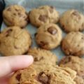 COOKIES ΜΕ ΖΑΧΑΡΗ ΚΑΡΥΔΑΣ ΚΑΙ ΣΟΚΟΛΑΤΑ